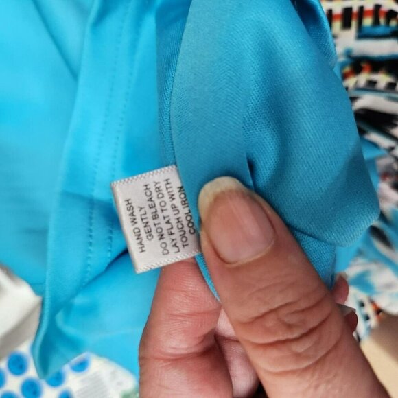 Soho Chick Strapless Maxi Dress L Multicolor Geometric Print Polyester Spandex B - Picture 5 of 6